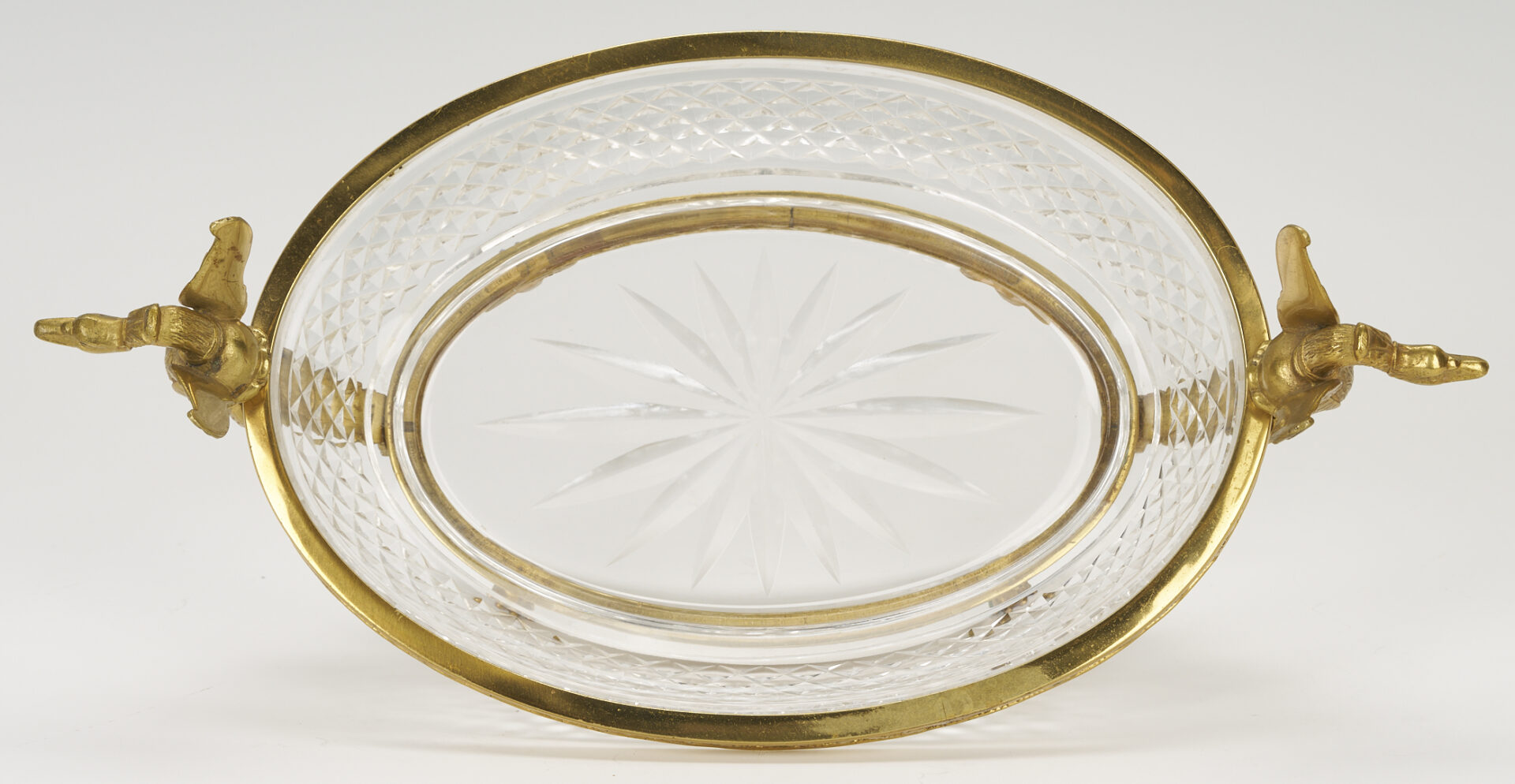 Lot 111: Neoclassical Gilt Bronze Centerpiece Bowl & Candlesticks