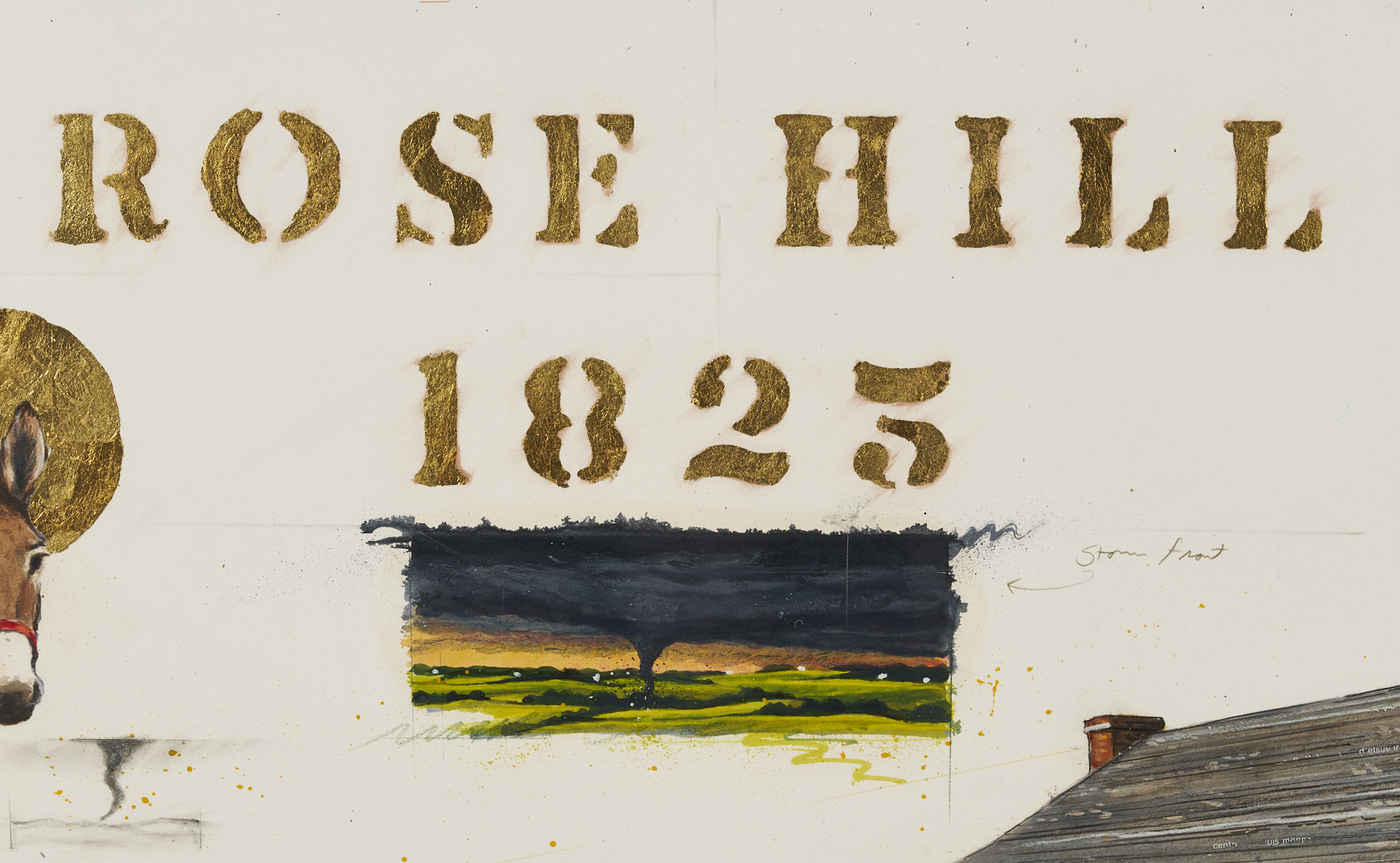 Lot 1122: William Dunlap West TN Painting, Rose Hill