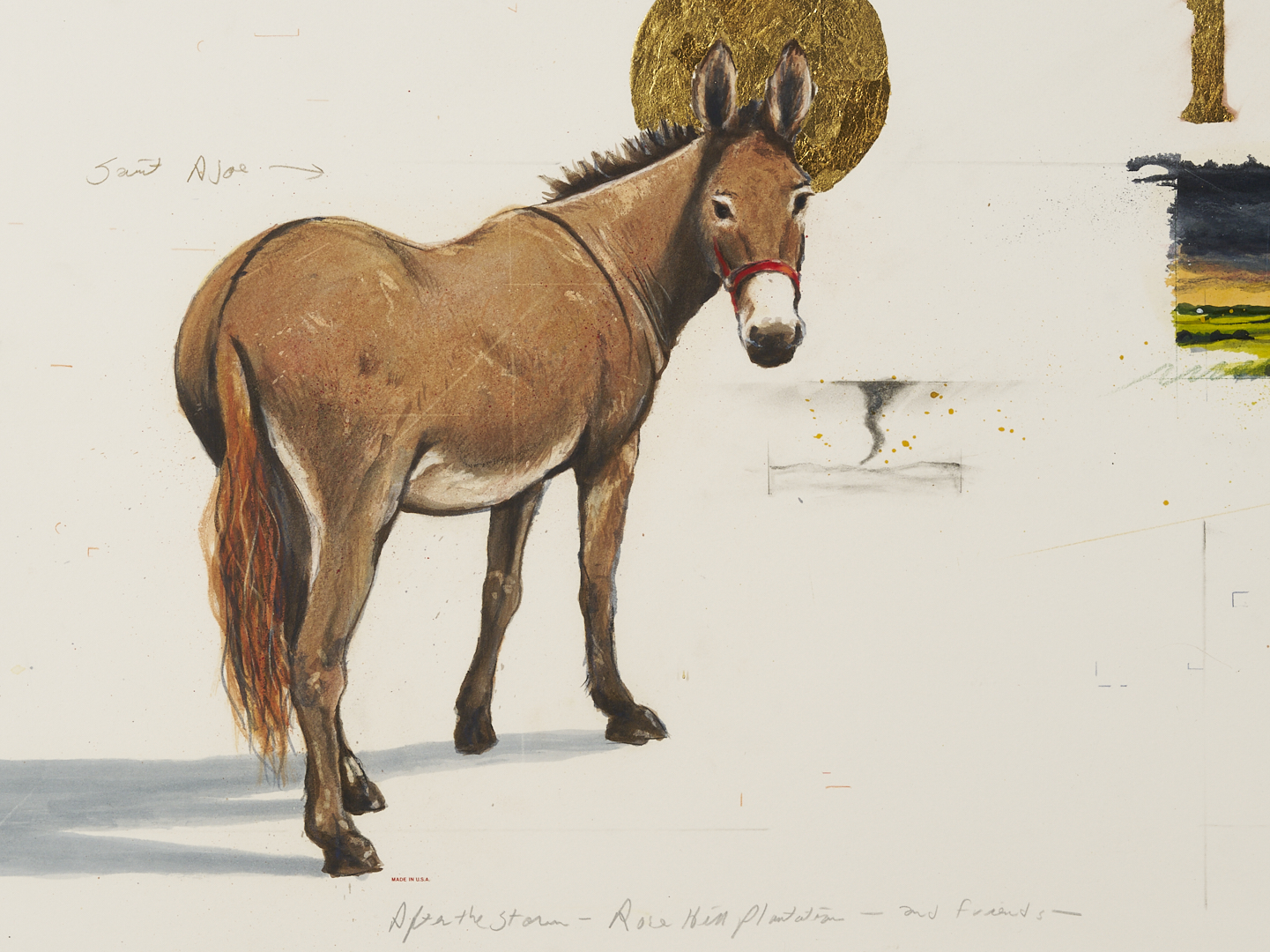 Lot 1122: William Dunlap West TN Painting, Rose Hill