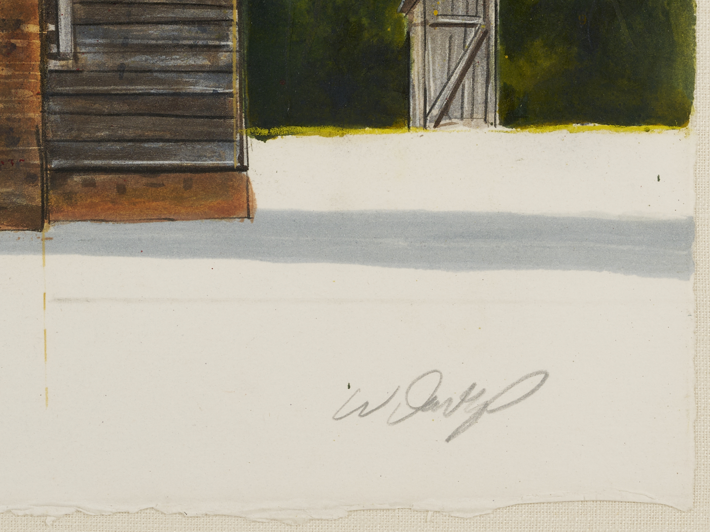 Lot 1122: William Dunlap West TN Painting, Rose Hill