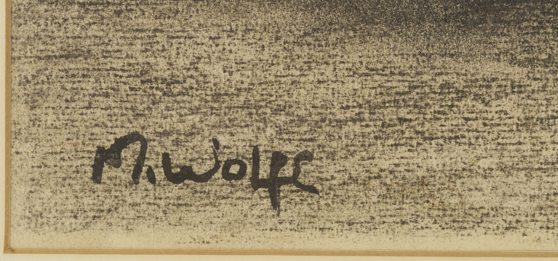 Lot 1126: 2 Meyer Wolfe Charcoal Drawings, Nudes in the Sand