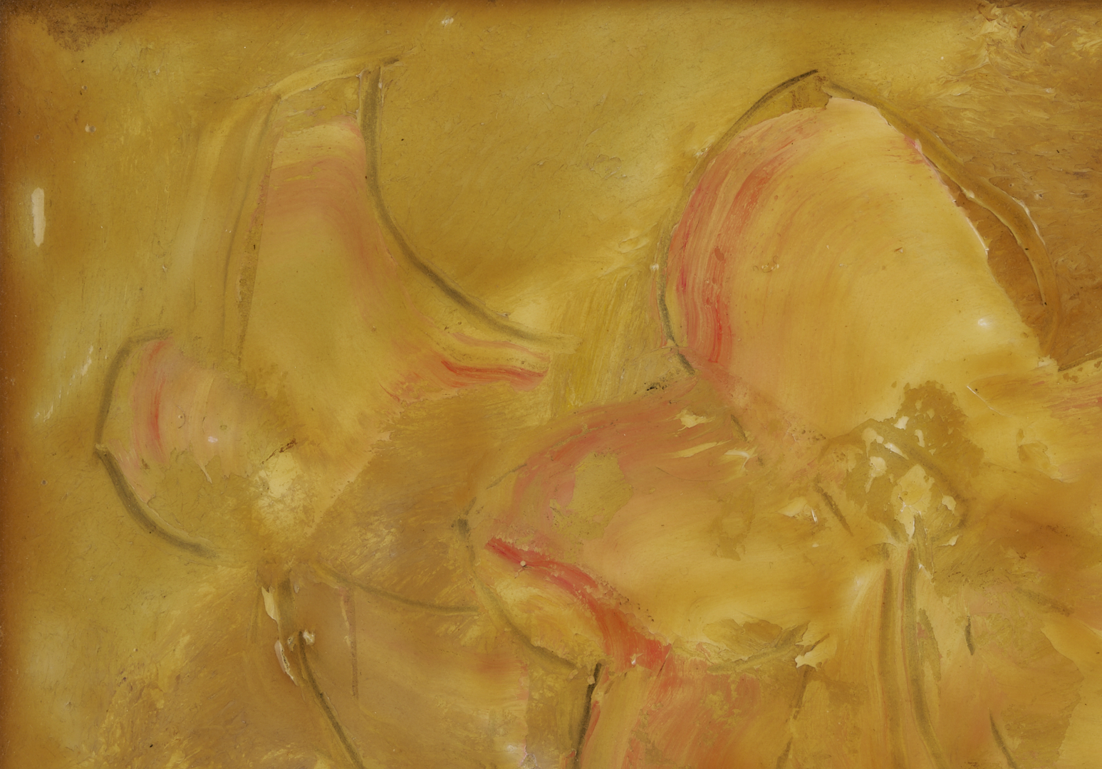 Lot 1129: Sterling Strauser O/B Painting, Lily