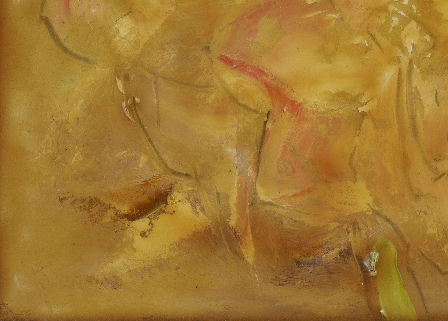 Lot 1129: Sterling Strauser O/B Painting, Lily