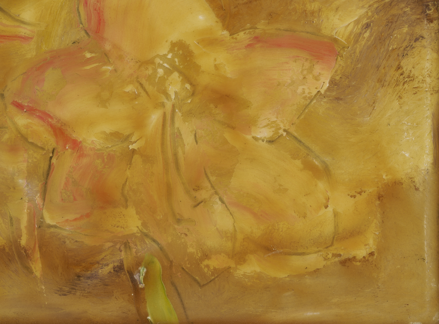 Lot 1129: Sterling Strauser O/B Painting, Lily