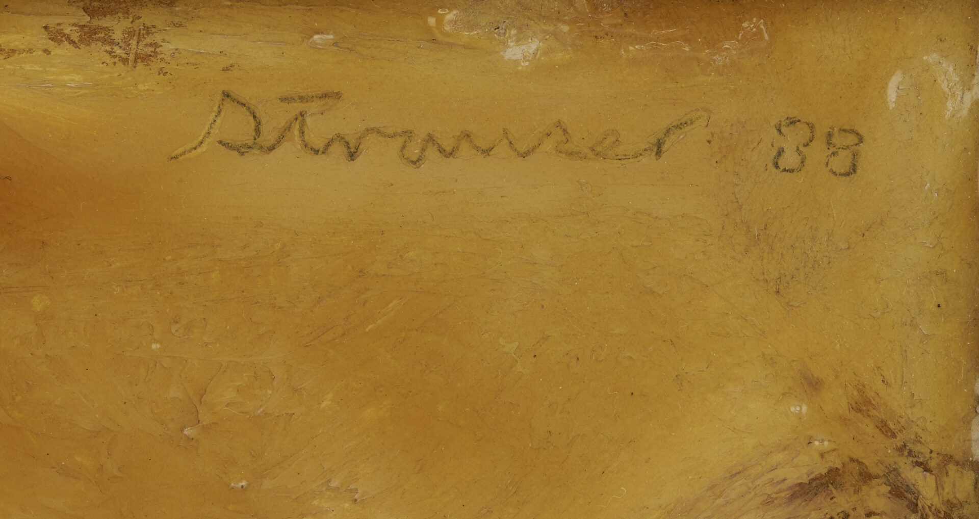 Lot 1129: Sterling Strauser O/B Painting, Lily