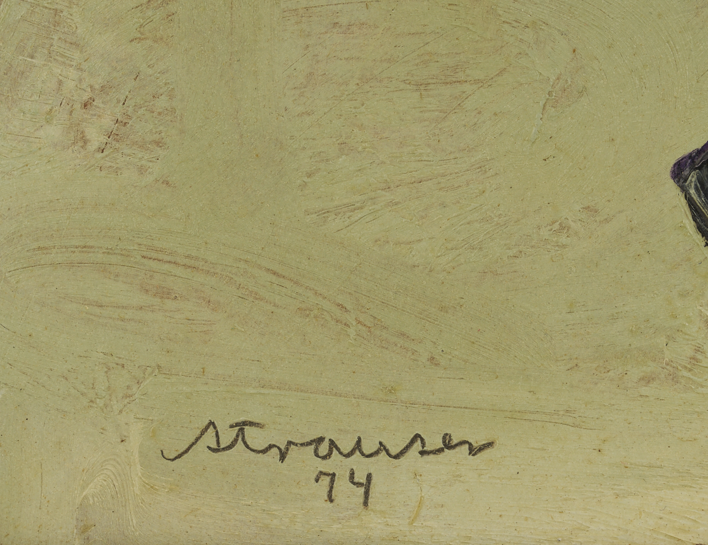 Lot 1130: Sterling Strauser Small Floral Still Life