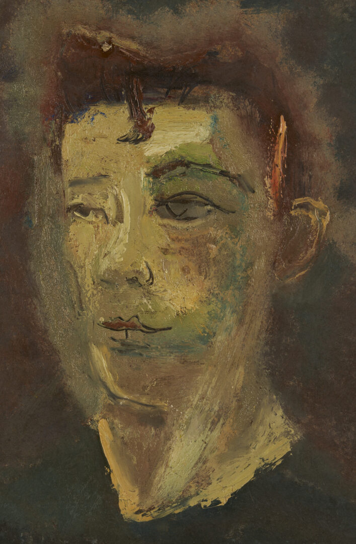Lot 1131: Sterling Strauser Portrait of a Young Man, 1958