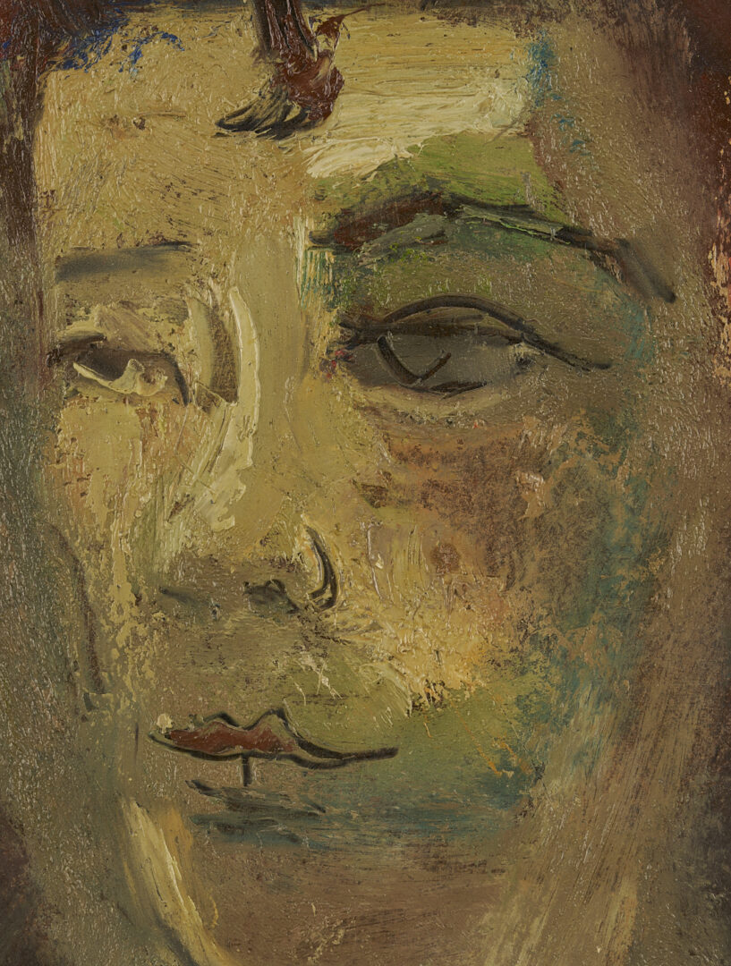 Lot 1131: Sterling Strauser Portrait of a Young Man, 1958