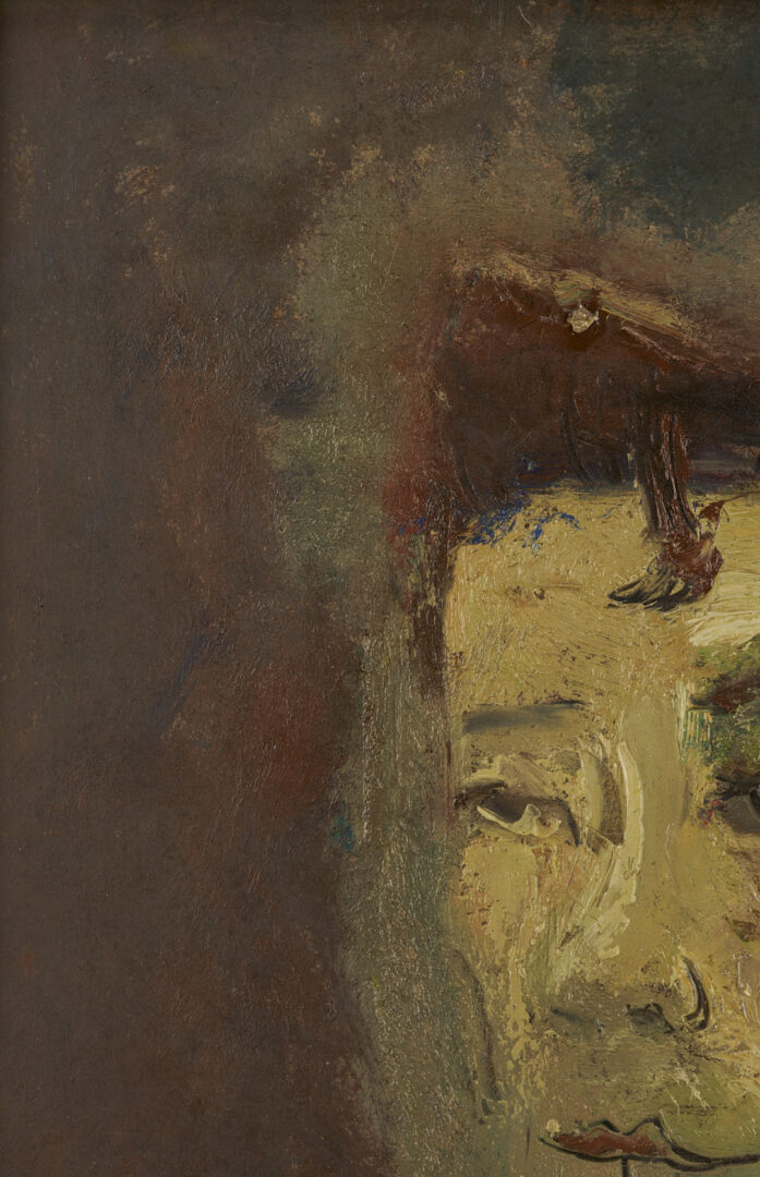 Lot 1131: Sterling Strauser Portrait of a Young Man, 1958
