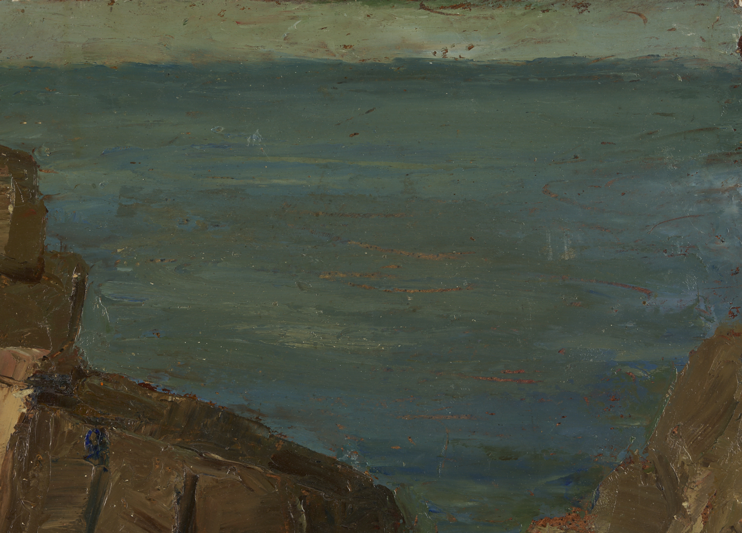 Lot 1135: Constantin Westchiloff O/B Coastal Landscape Painting
