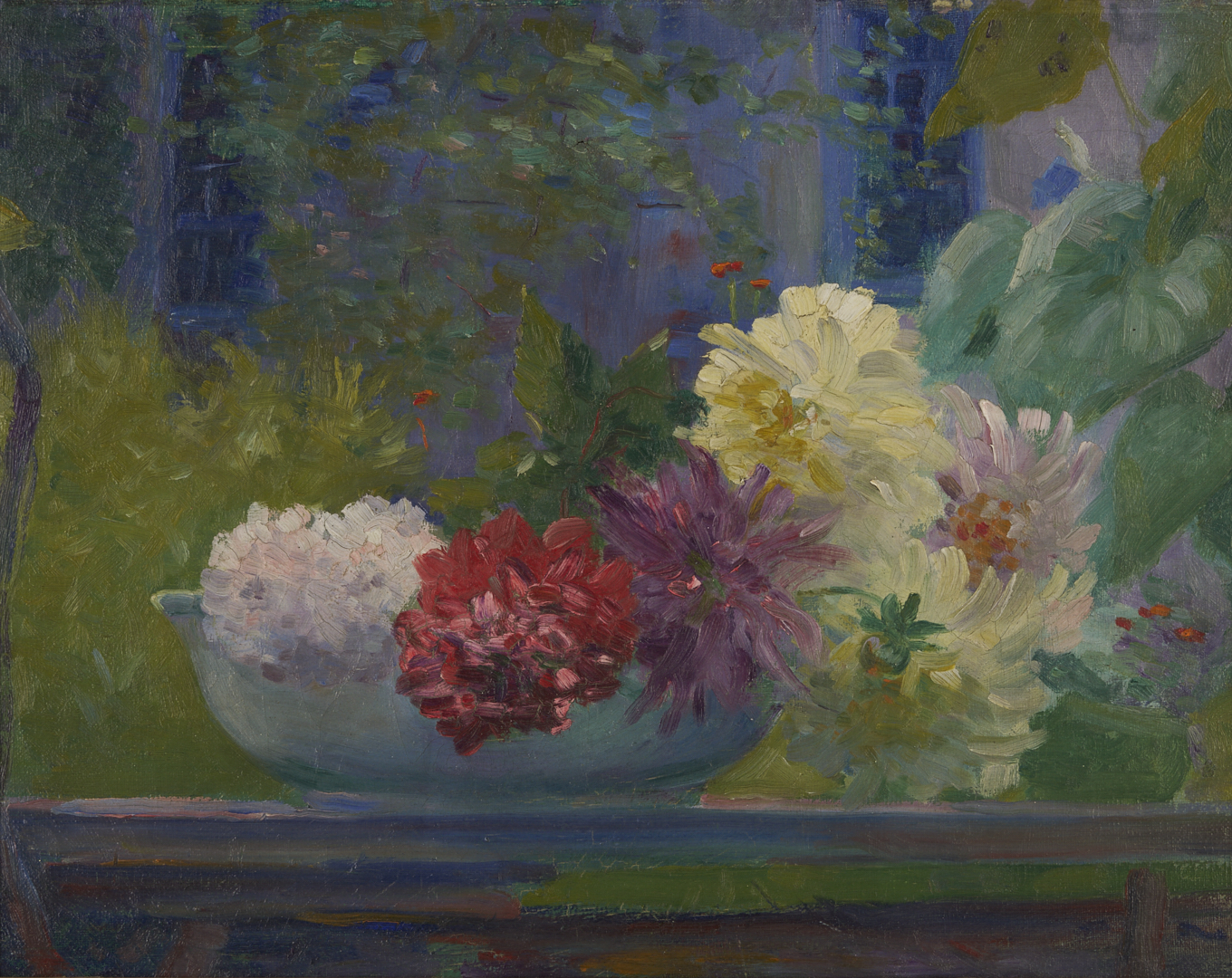 Lot 1137: Richard Busebaum Floral Still Life O/C