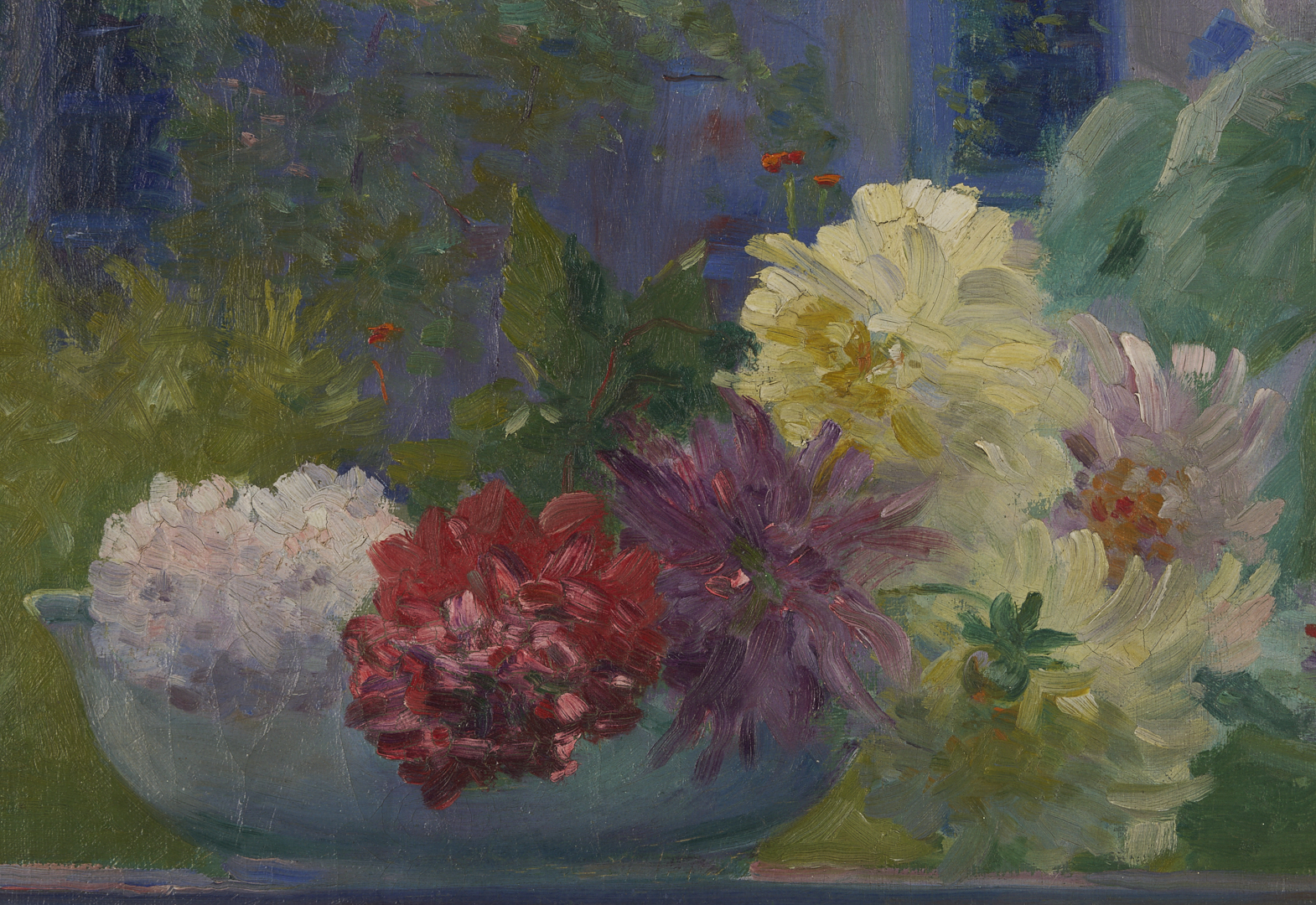 Lot 1137: Richard Busebaum Floral Still Life O/C