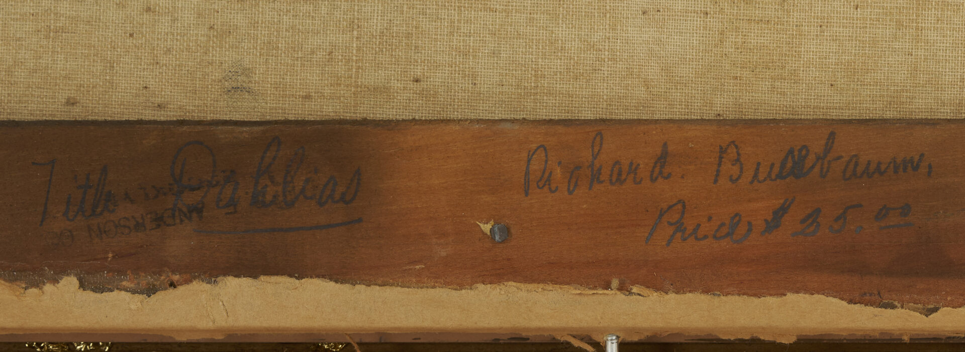 Lot 1137: Richard Busebaum Floral Still Life O/C