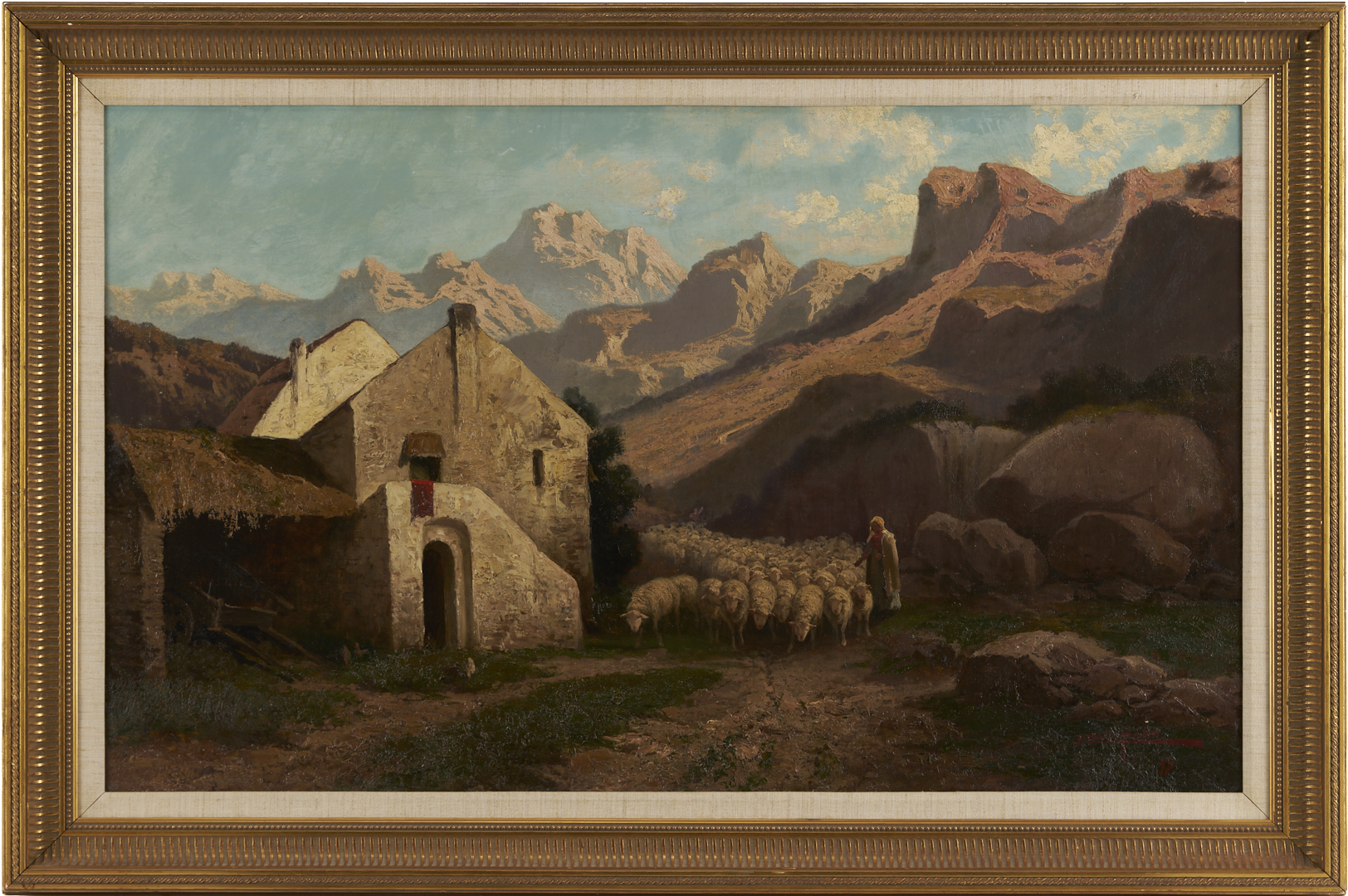Lot 1138: J. Califano O/C Landscape Painting