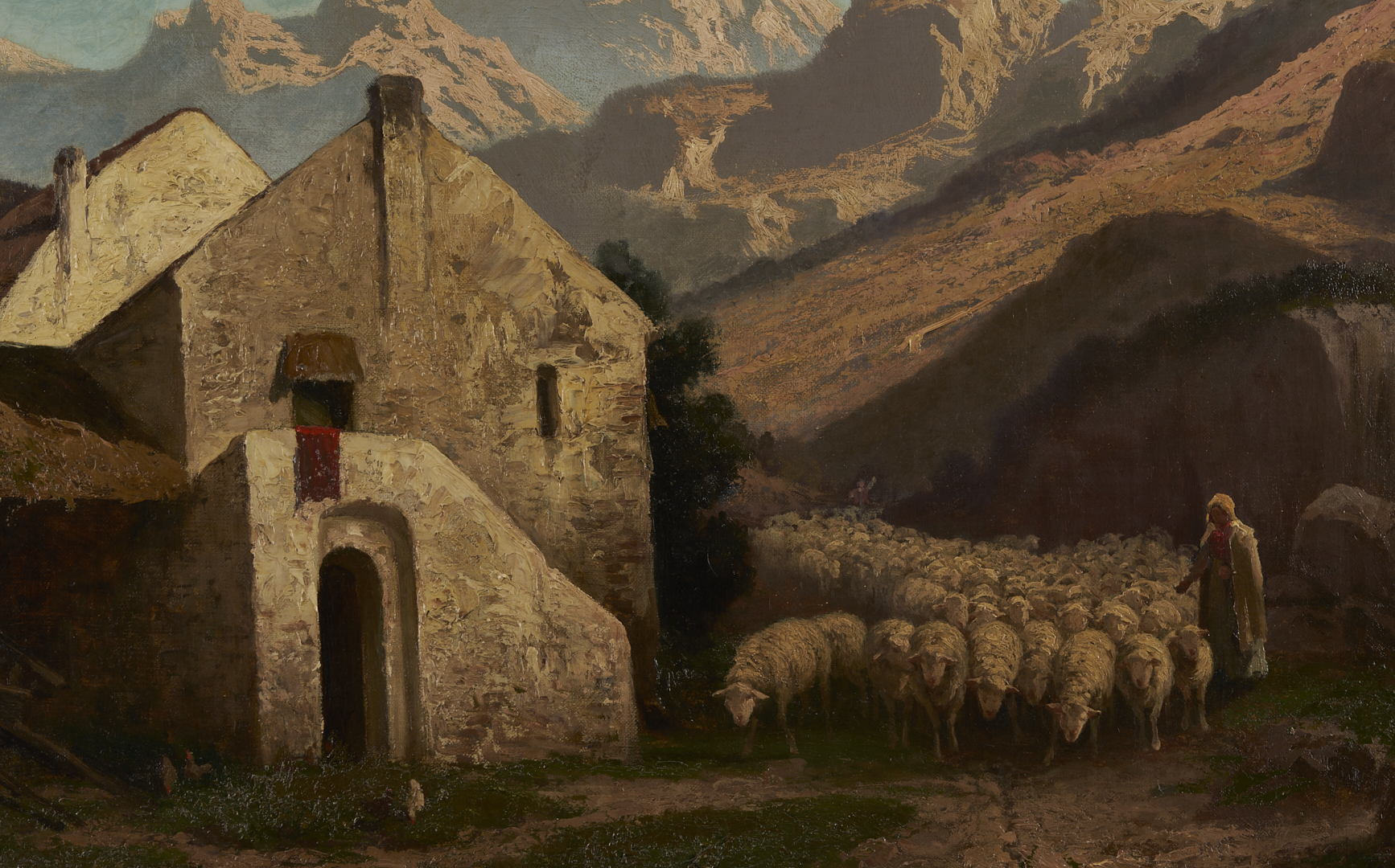 Lot 1138: J. Califano O/C Landscape Painting