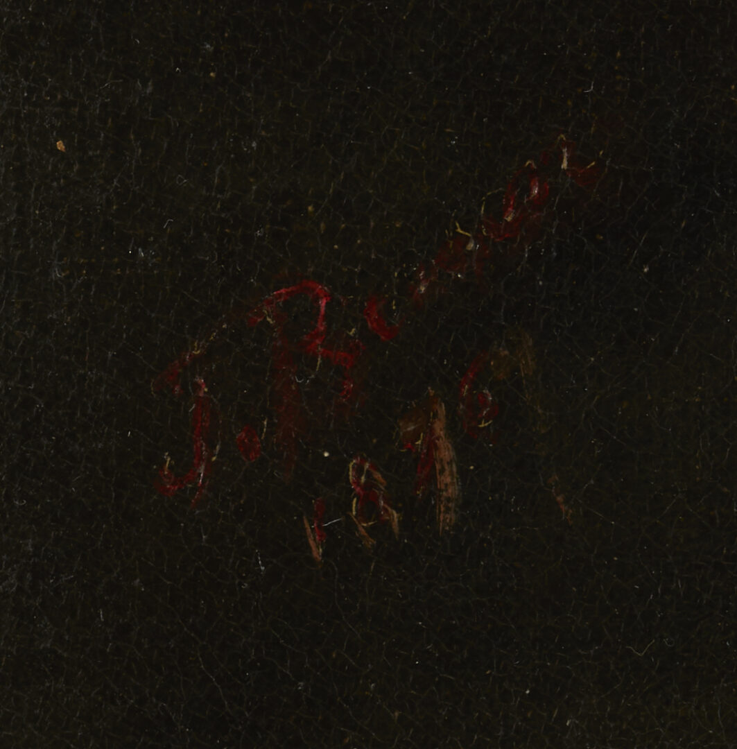 Lot 1139: Painting of a St. Bernard, poss. John P. Benson
