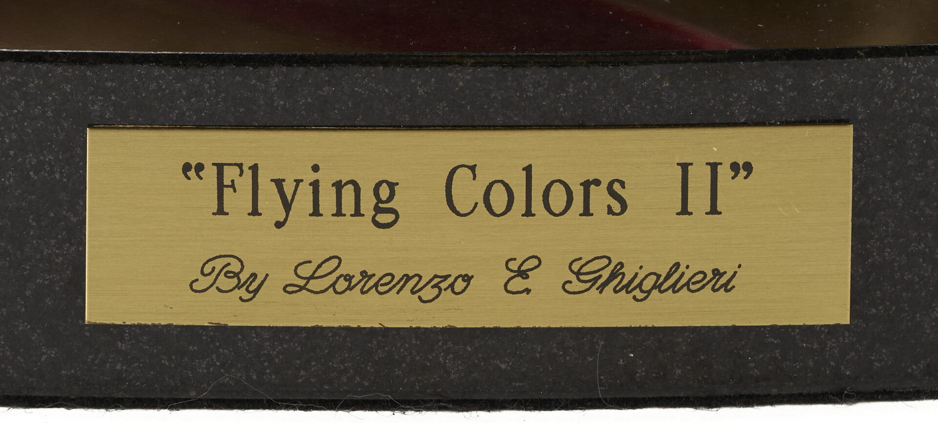 Lot 1143: Lorenzo Ghiglieri Bronze Sculpture, “Flying Colors II” Eagle