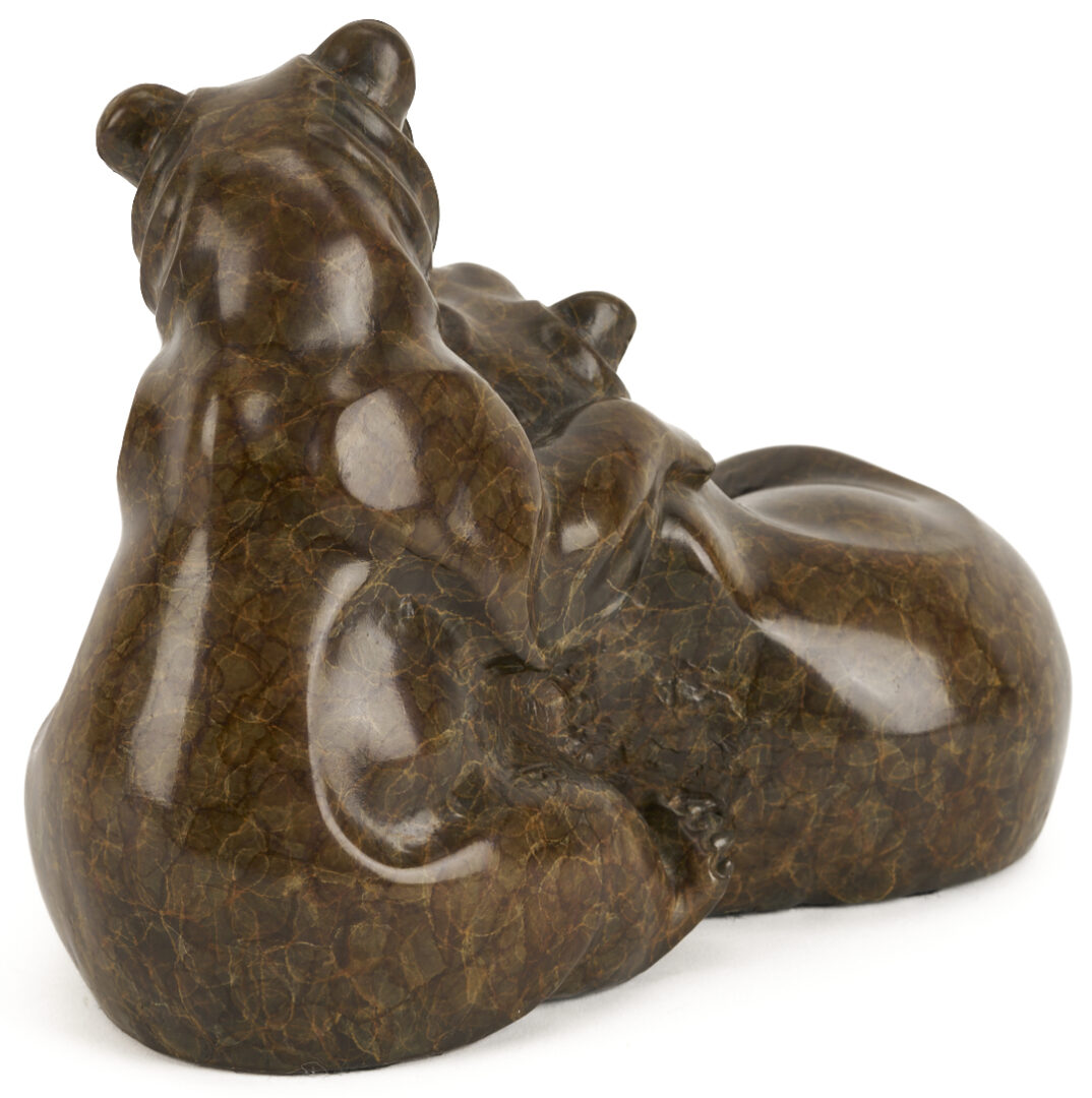 Lot 1145: Jacque and Mary Regat Bronze Bear Sculpture