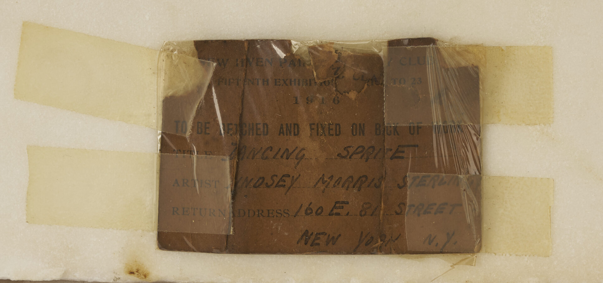 Lot 1146: Lindsey Morris Sterling Bas Relief Marble Plaque, Exhibited