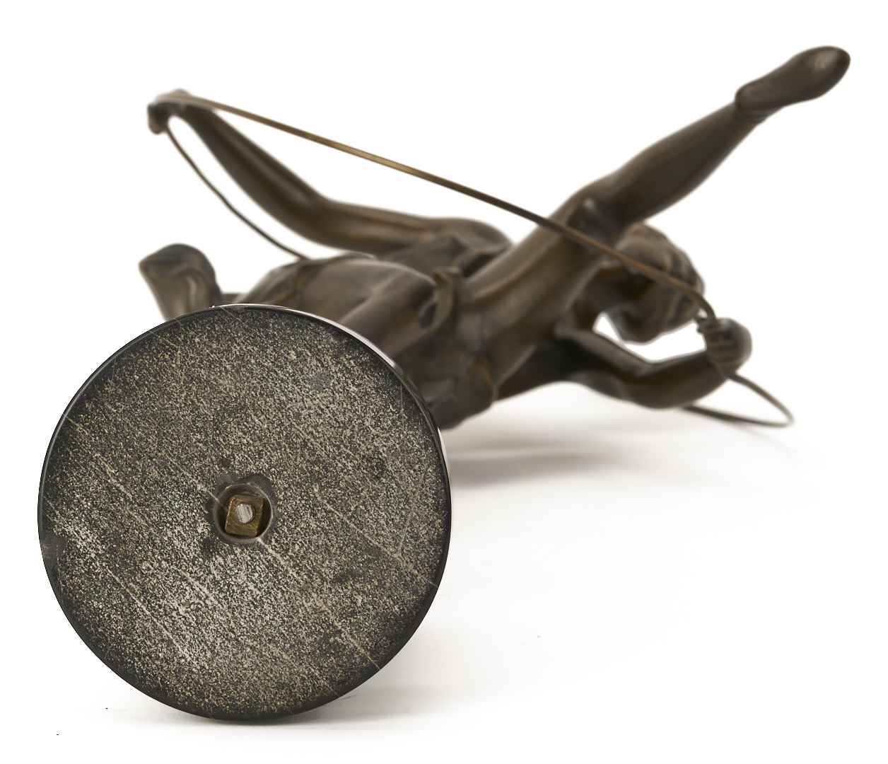 Lot 1150: Bruno Zach Bronze Sculpture, Dancer with Hoop