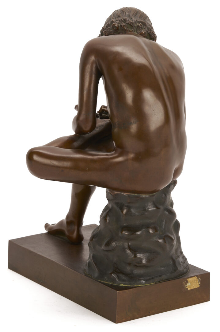 Lot 1151: H. Glandenbeck Bronze Sculpture, Lo Spinario