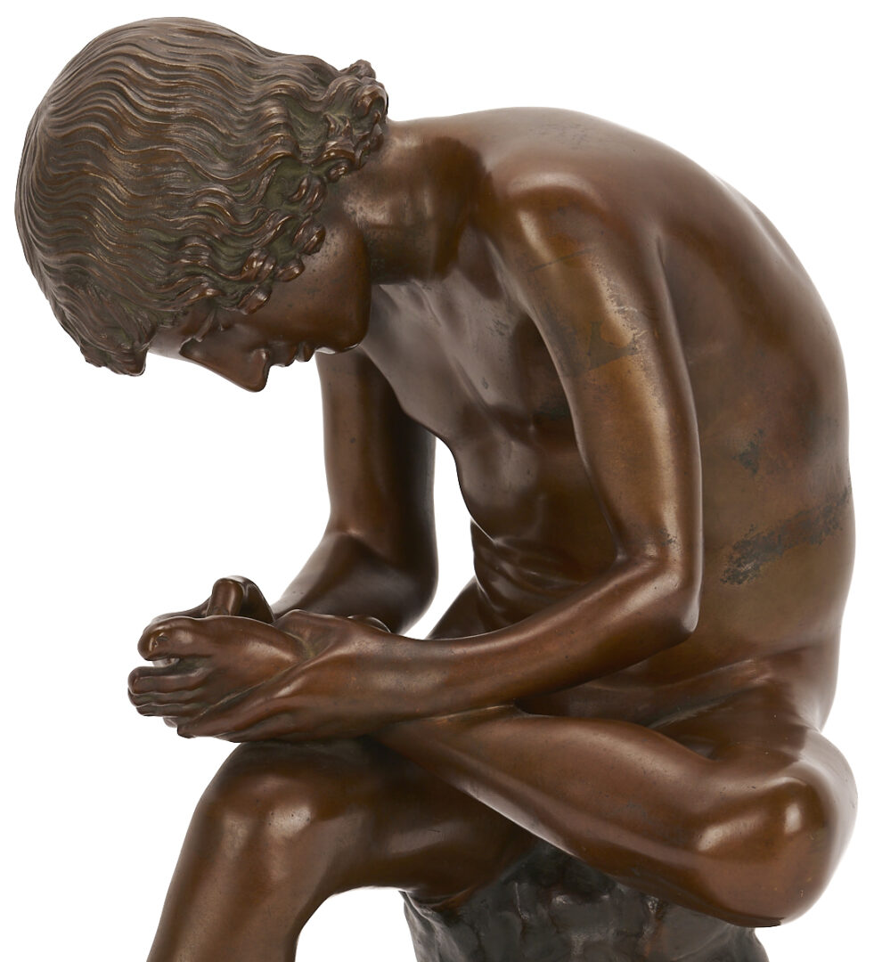 Lot 1151: H. Glandenbeck Bronze Sculpture, Lo Spinario