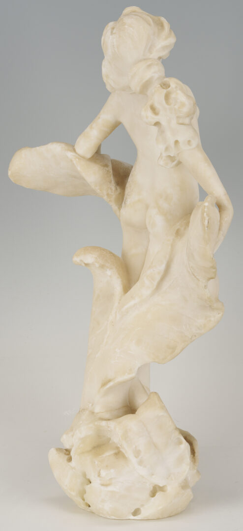 Lot 1153: Giovanni P. Cipriani Alabaster Nymph
