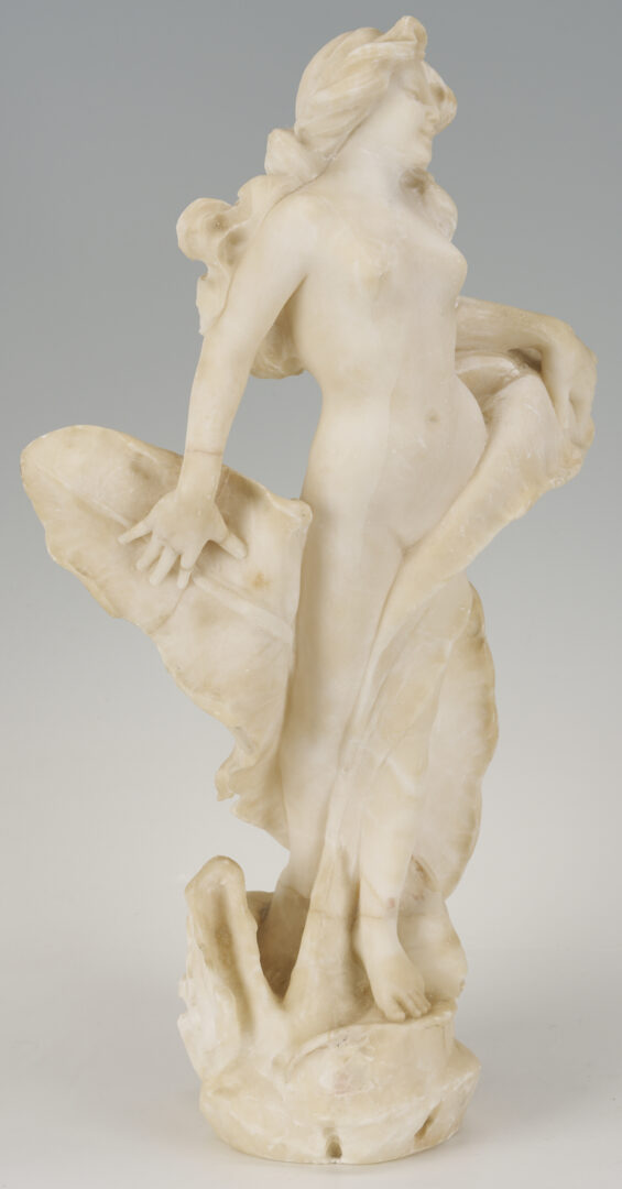 Lot 1153: Giovanni P. Cipriani Alabaster Nymph