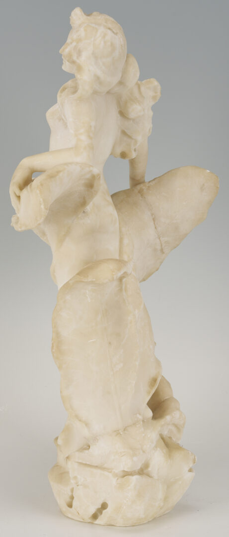 Lot 1153: Giovanni P. Cipriani Alabaster Nymph