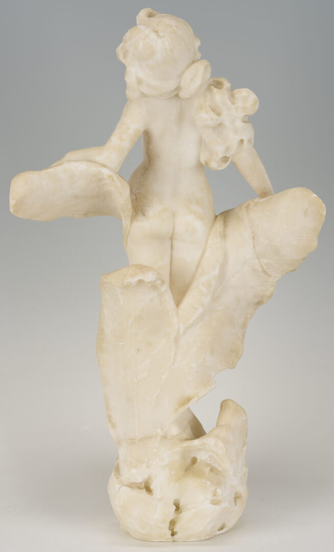Lot 1153: Giovanni P. Cipriani Alabaster Nymph