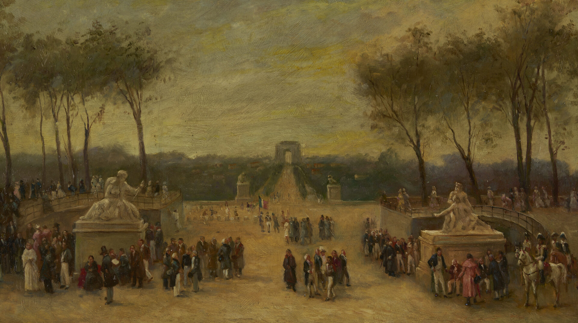 Lot 1154: 3 European Grand Tour Paintings, Stevens, Ritchie, & Bellotto