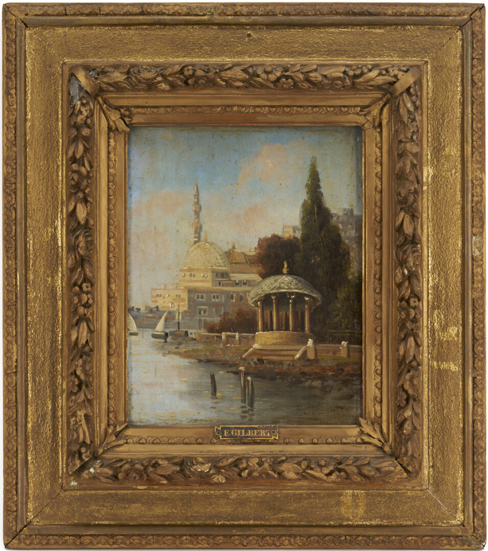Lot 1164: Pair F. Gilbert (Karl Kaufmann) Continental Landscapes