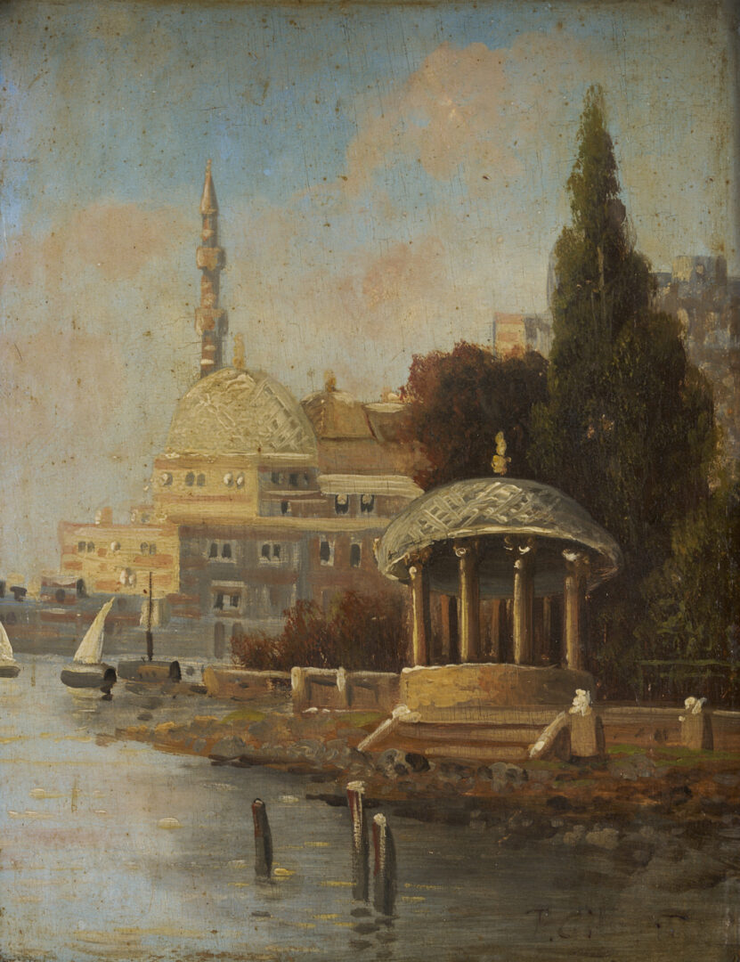 Lot 1164: Pair F. Gilbert (Karl Kaufmann) Continental Landscapes