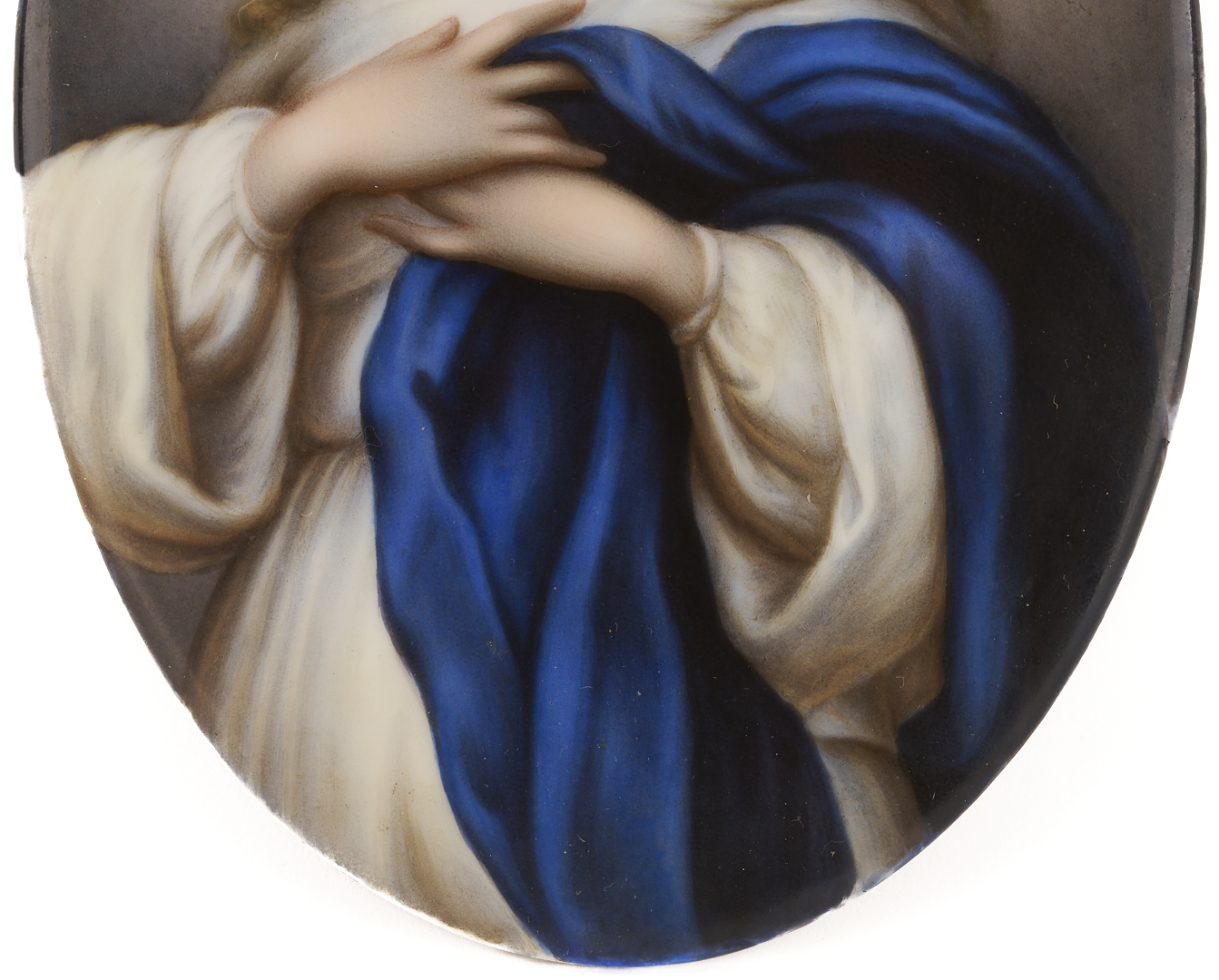 Lot 117: 3 Religious Themed Porcelain Plaques