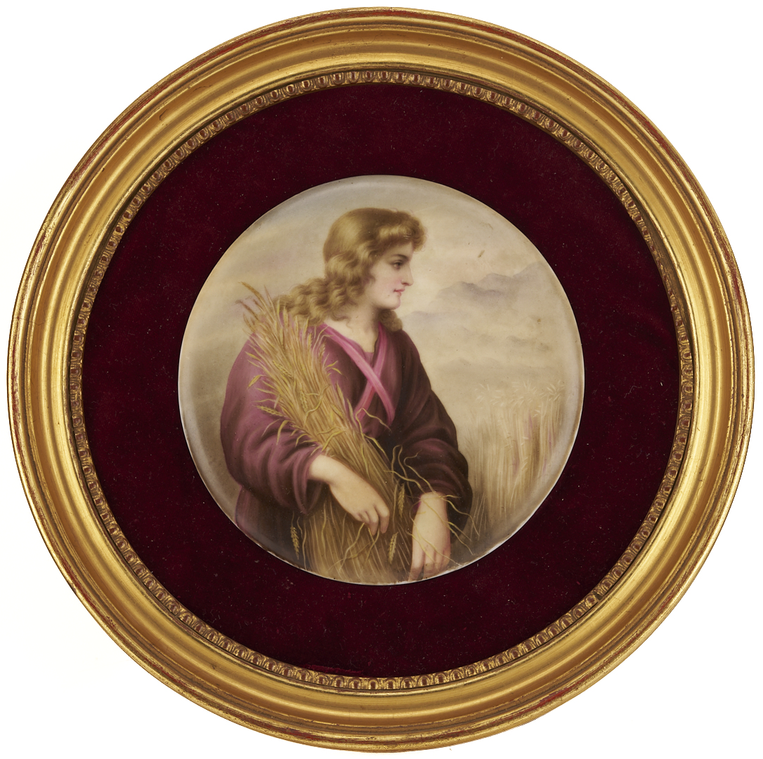 Lot 117: 3 Religious Themed Porcelain Plaques