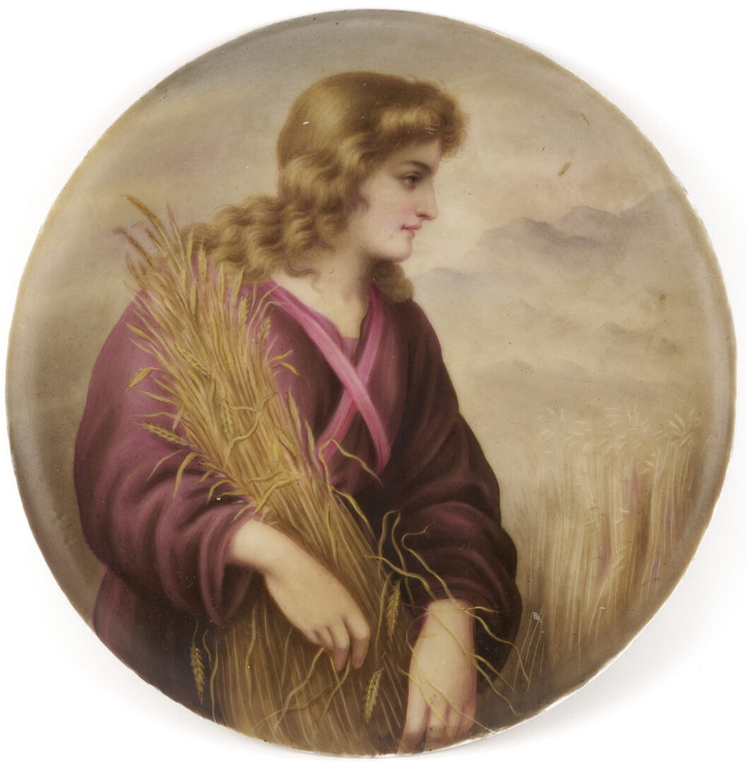 Lot 117: 3 Religious Themed Porcelain Plaques