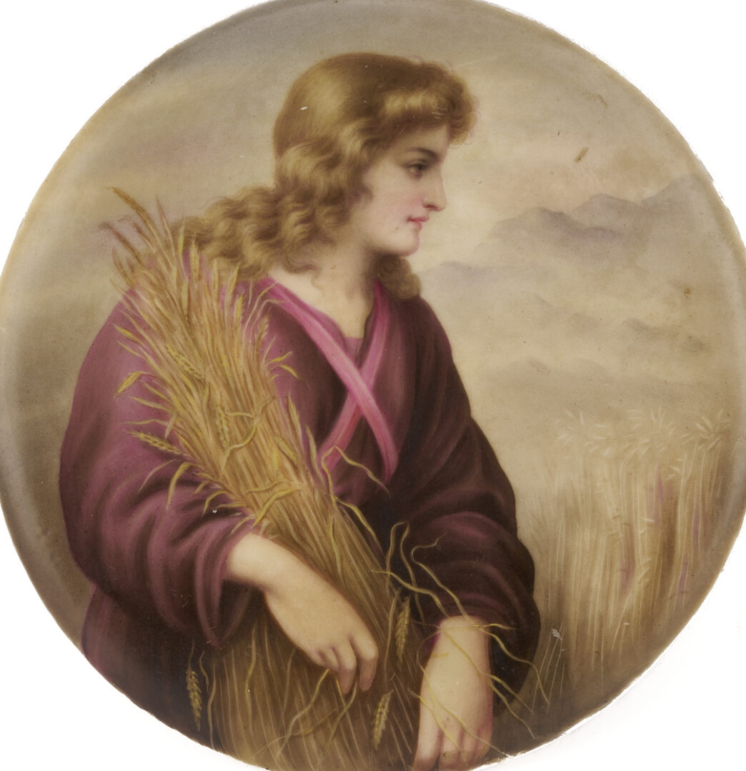 Lot 117: 3 Religious Themed Porcelain Plaques