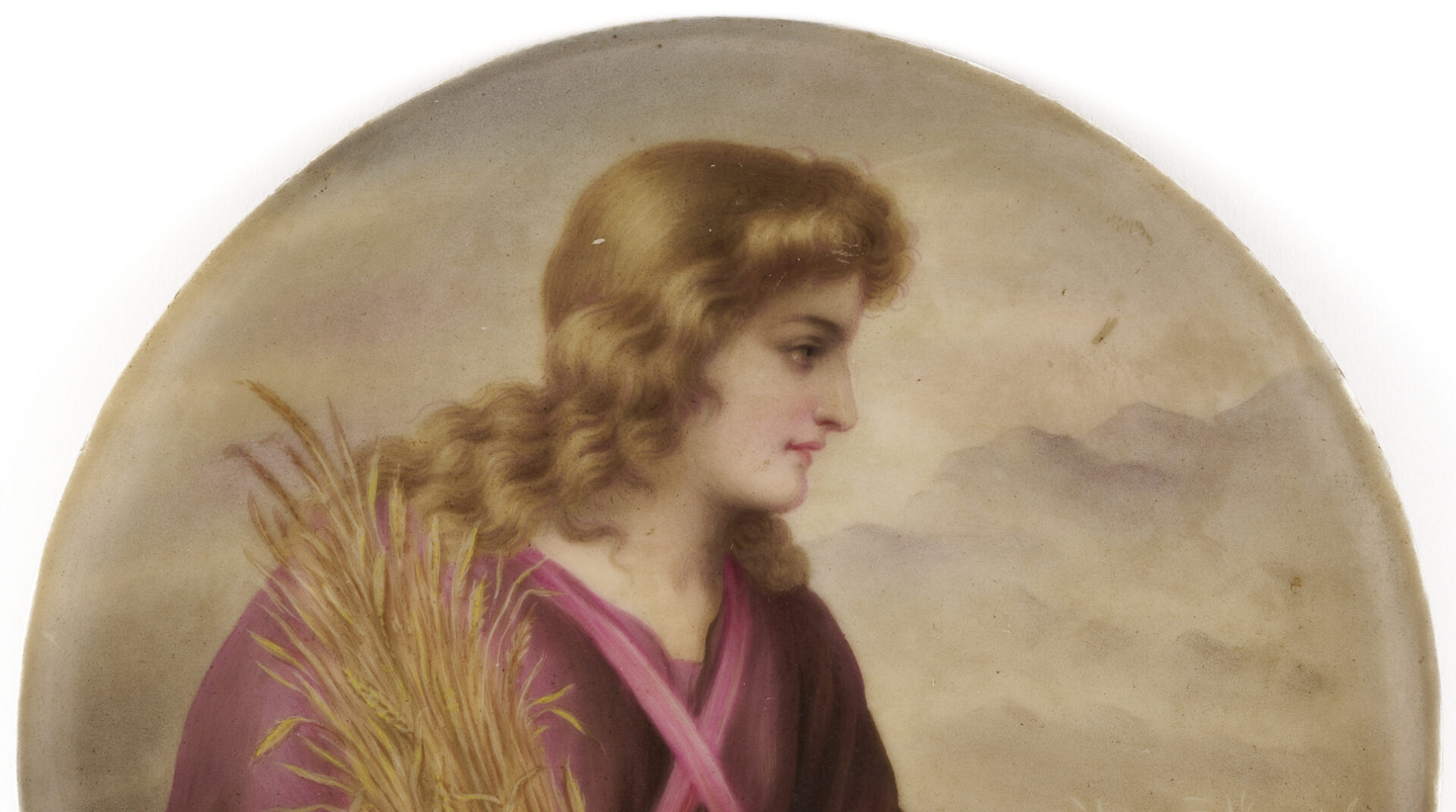 Lot 117: 3 Religious Themed Porcelain Plaques