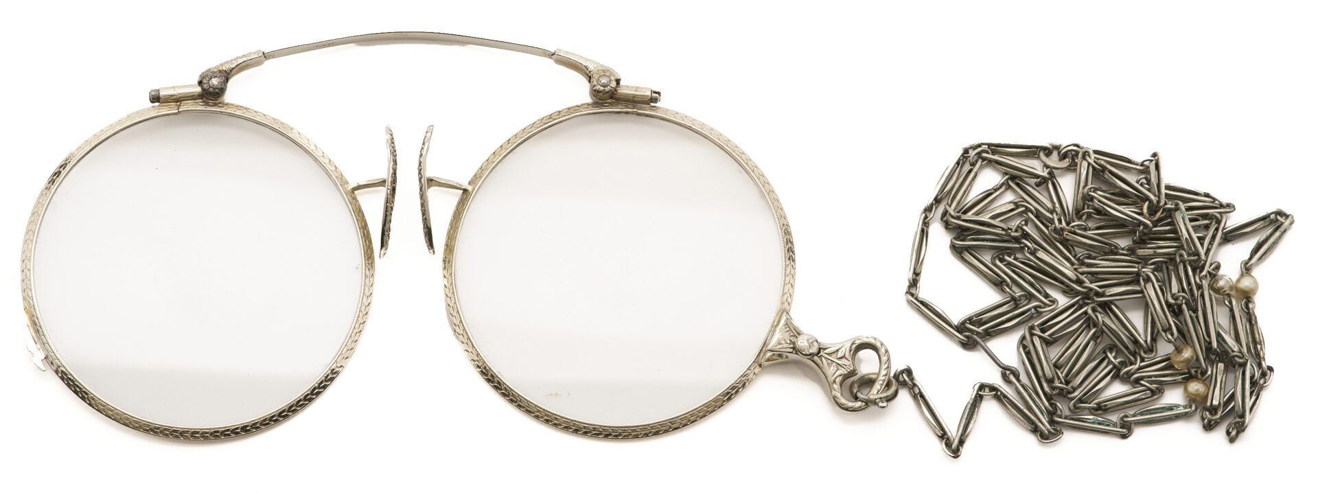 Lot 1181: 14K Antique Eyeglasses