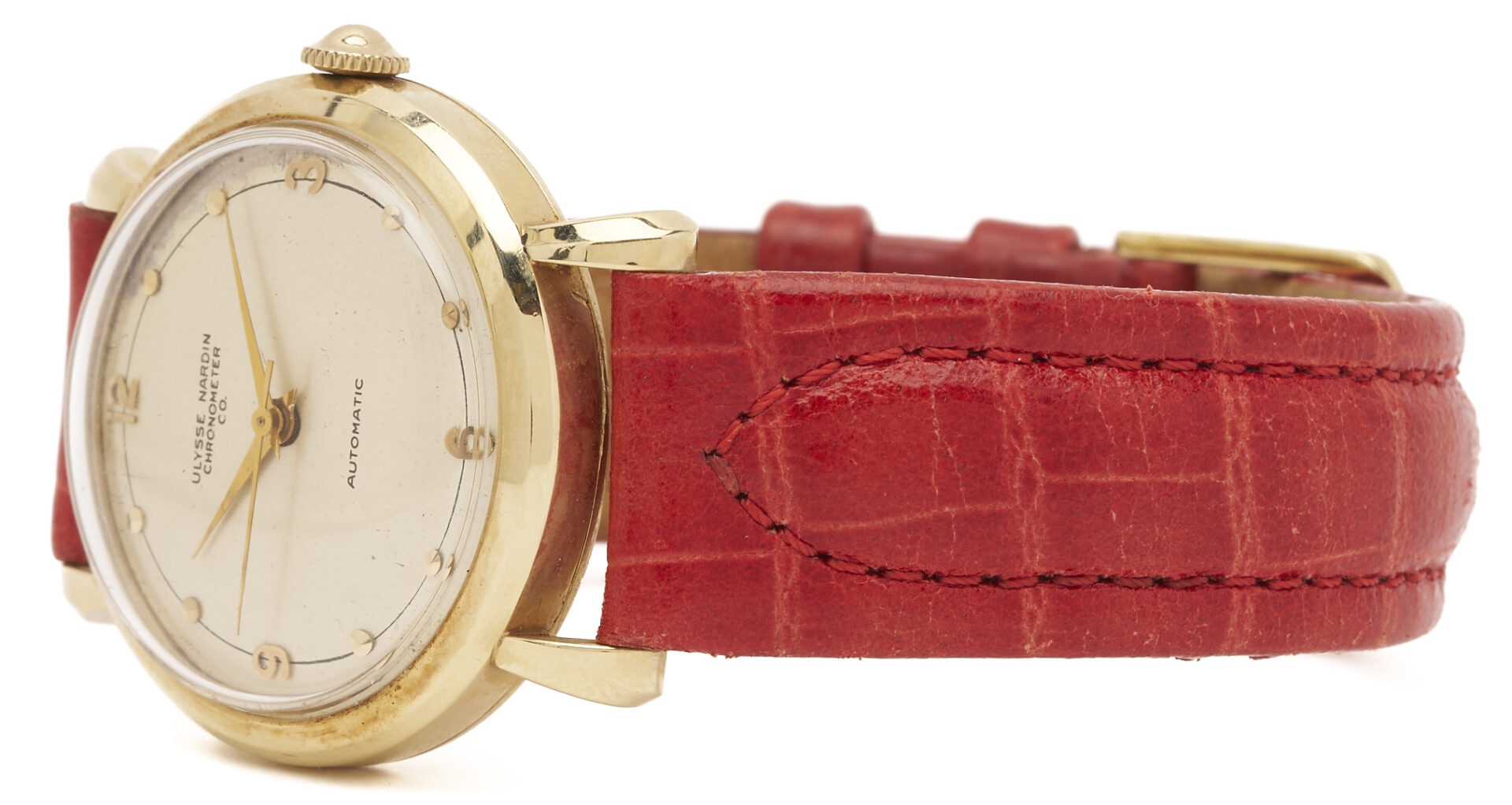Lot 1188: 14K Ulysse Nardin Chronometer Watch