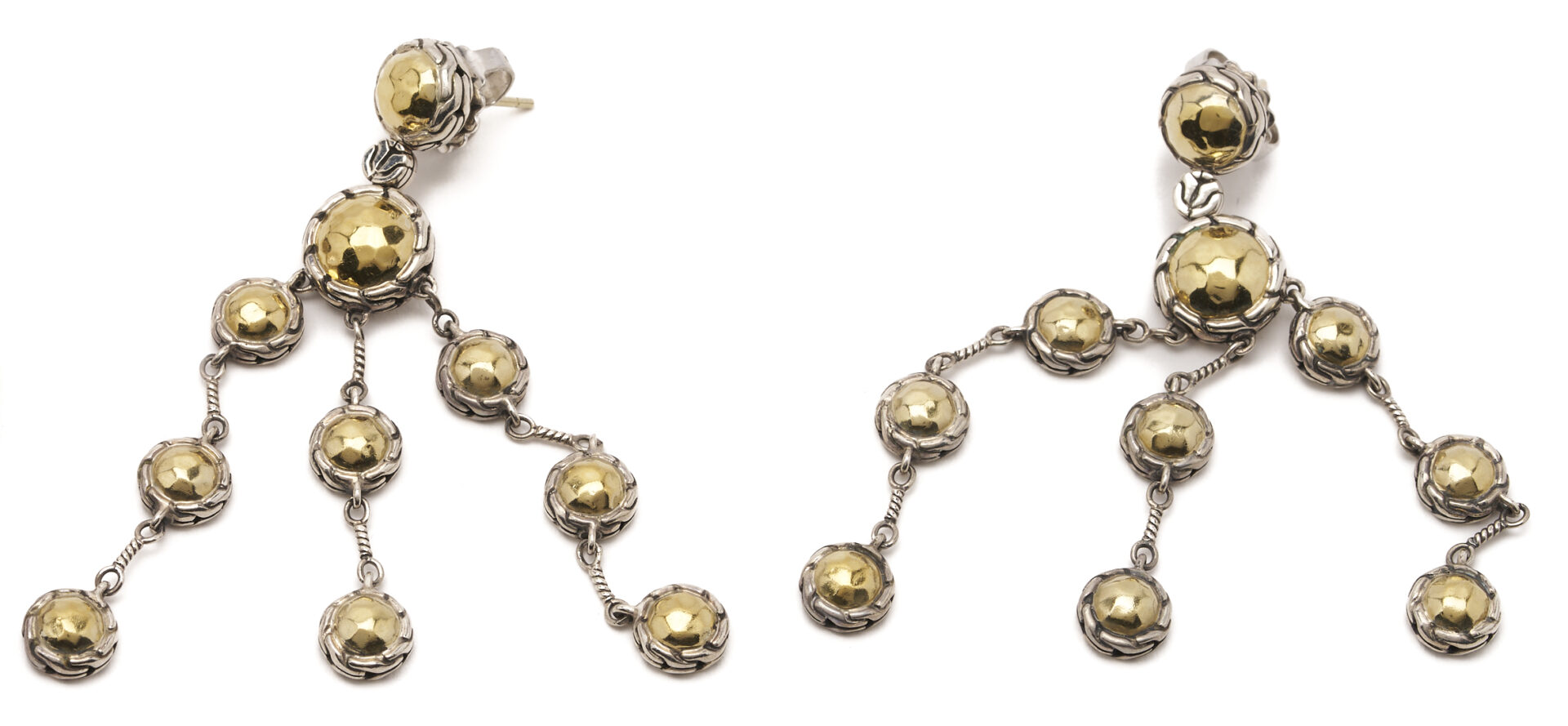 Lot 1189: 3 Pairs of John Hardy Earrings