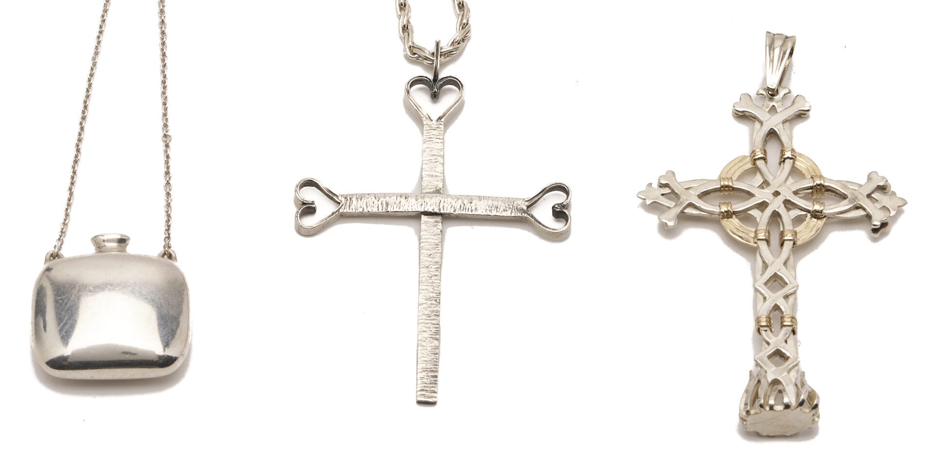 Lot 1193: 4 Sterling Silver Jewelry Items, incl. Tiffany