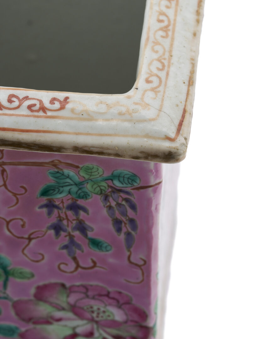 Lot 11: Chinese Famille Rose Umbrella Stand