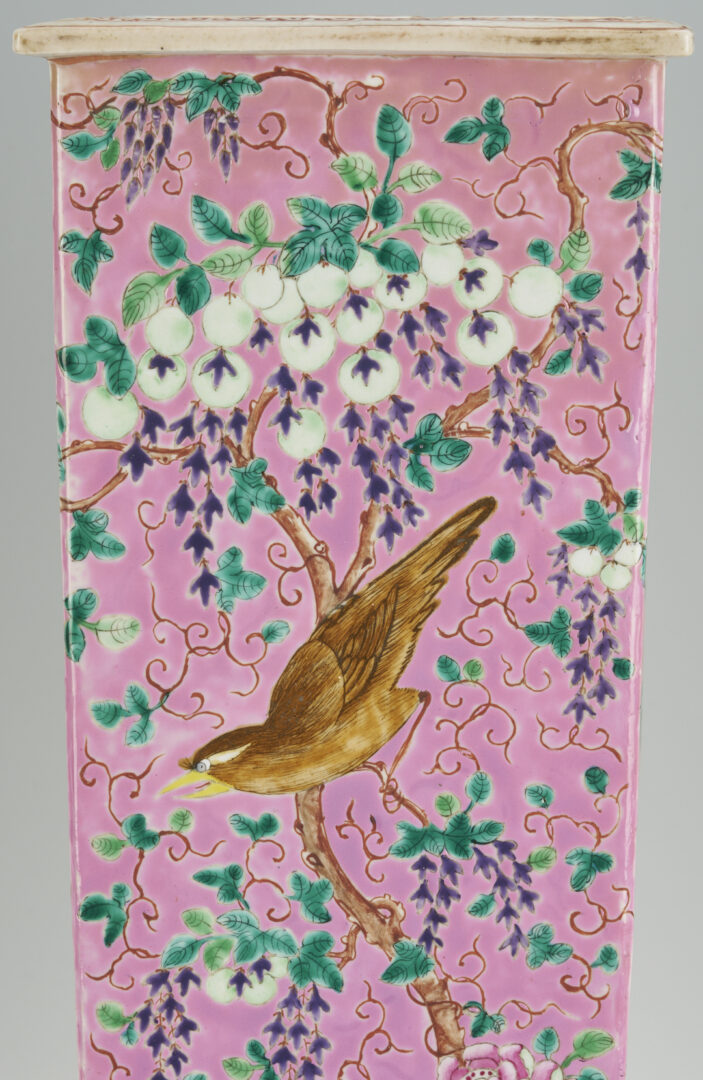 Lot 11: Chinese Famille Rose Umbrella Stand