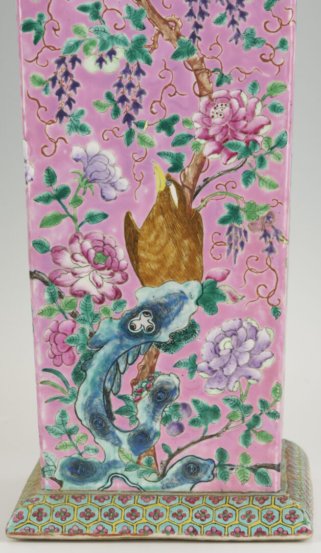 Lot 11: Chinese Famille Rose Umbrella Stand