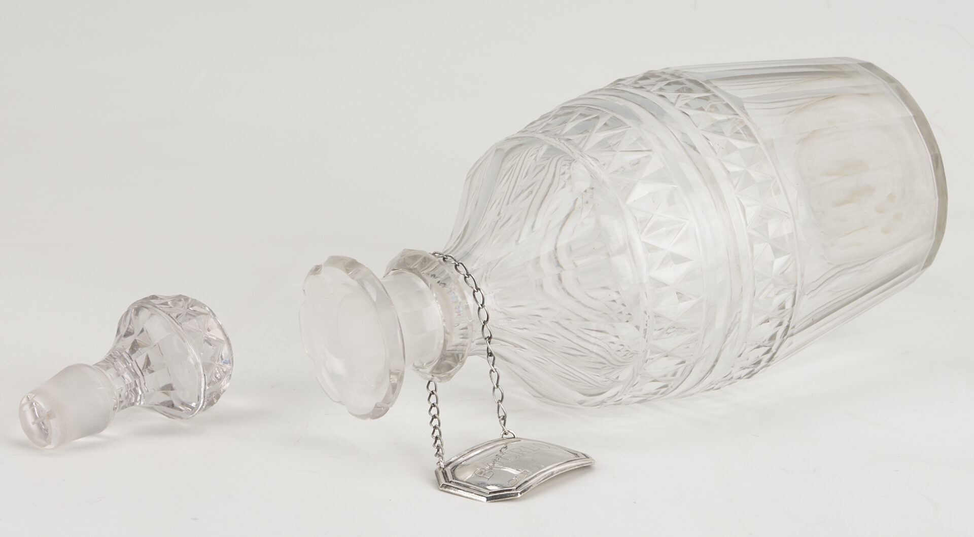 Lot 1200: Old Sheffield Decanter Stand plus 3 small sterling bowls