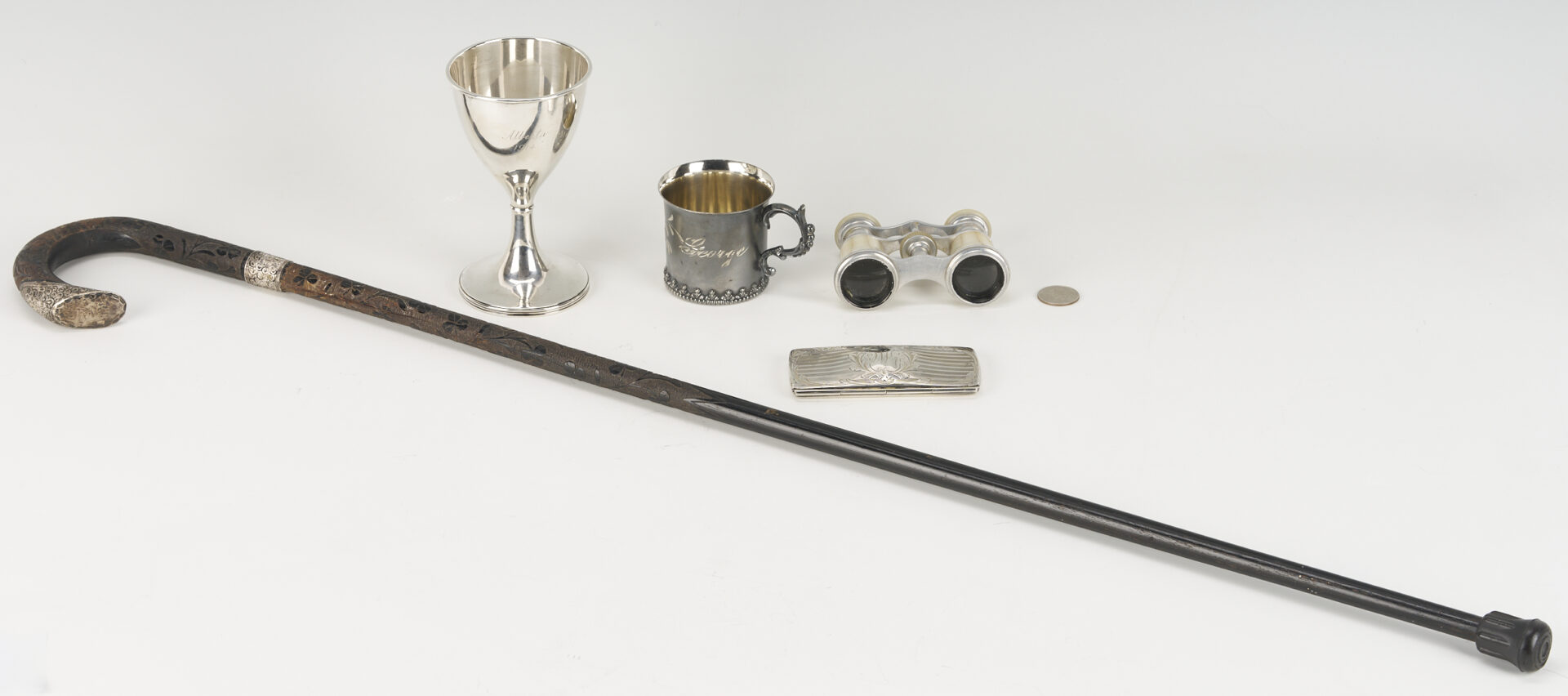 Lot 1208: 5 Assorted Silver Pieces, Callahan Family of Knoxville, TN