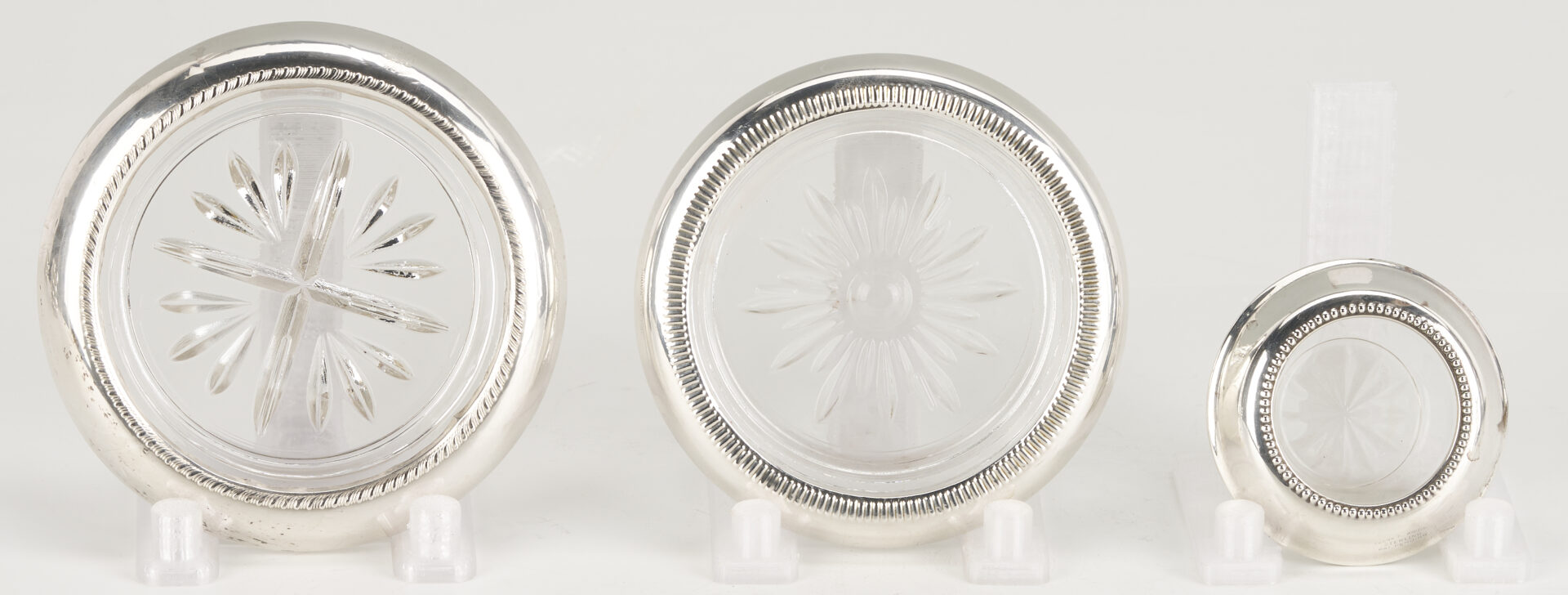 Lot 1213: 12 Weighted Sterling Table Items