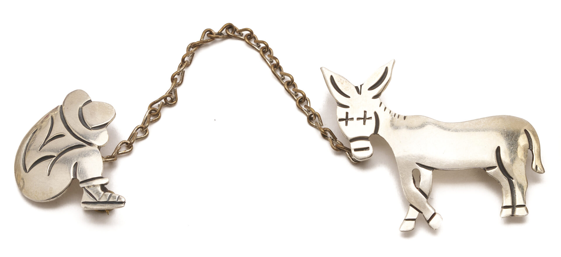 Lot 1216: 6 Sterling Silver Jewelry Items, mostly Mexican