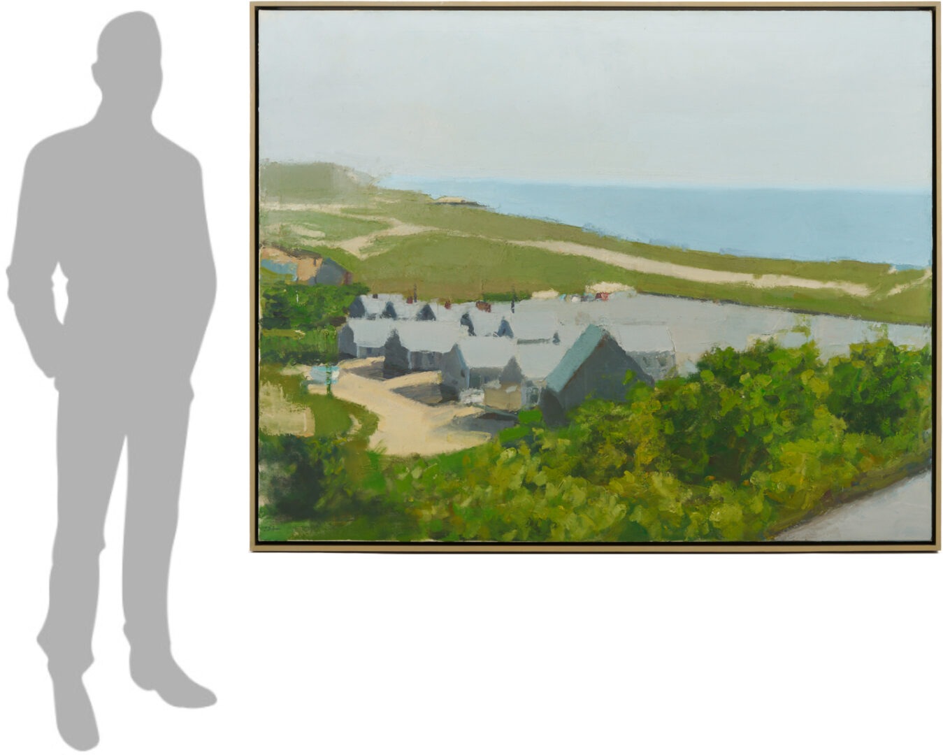 Lot 1230: Large John Dubrow O/C Landscape, Truro